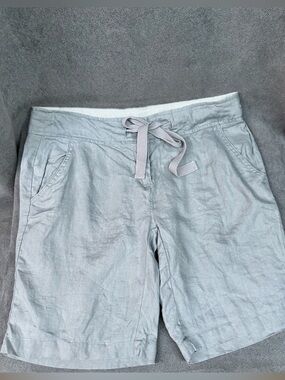 Carol Little linen shorts grey women’s size 6